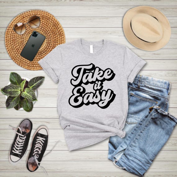 Retro Chill Vibes T-Shirt: Positive Quote Graphic Tee