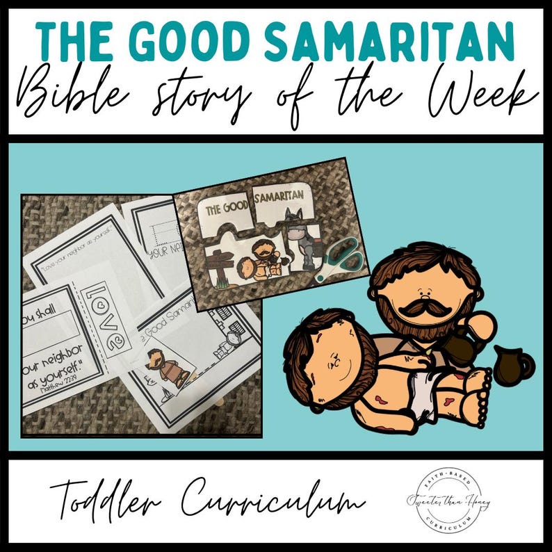 The Good Samaritan | Story of the Week | Homeschool, Preschool, or Sunday School - Etsy
