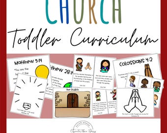 The Church - Bible-based Toddler Curriculum - Homeschool, Preschool, & Sunday School