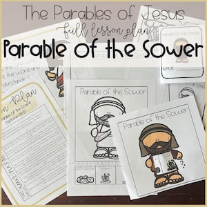 Parable of the Sower Lesson | Toddler, Preschool, Homeschool, Sunday School
