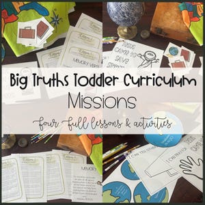 Missionaries - Bible-based Toddler Curriculum - Homeschool, Preschool, Sunday School