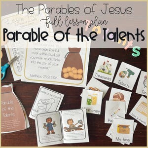 Parable of the Talents Lesson | Toddler, Preschool, Homeschool, Sunday School