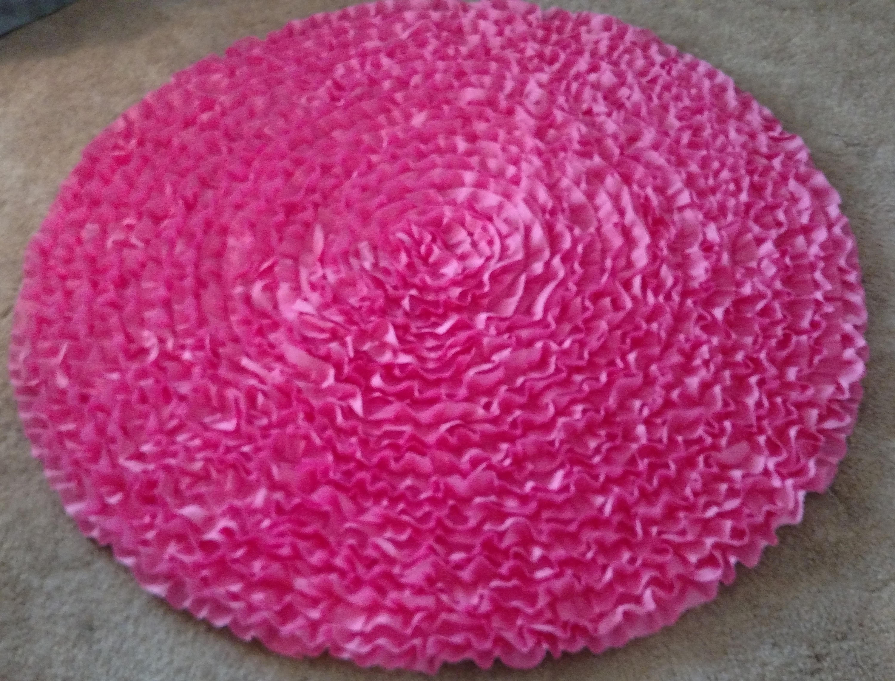 Hot Pink Rug Girls Room Rug Nursery Rug Baby Girl Nursery Etsy