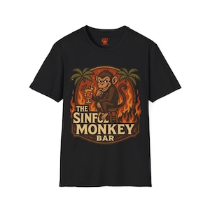 Sinful Monkey Bar T-Shirt | The Fat Bar & Grill
