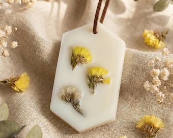 Bolsita de cera botánica hecha a mano, fragancia natural para el hogar