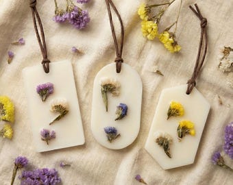 Handmade Botanical Wax Sachet, Natural Home Fragrance