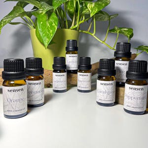 Aceite esencial puro (10 ml): difusor de aromaterapia, hecho a mano en Grecia