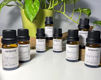 Pure Essential Oil (10ml): Aromatherapy Diffuser, Handmade in Greece