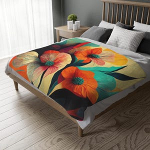 Velveteen Microfiber Blanket (Two-sided print)