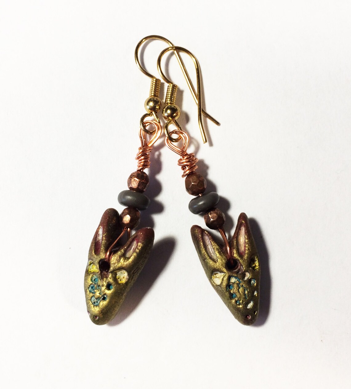 Fox Mask Earrings Polymer Clay Earrings Etsy