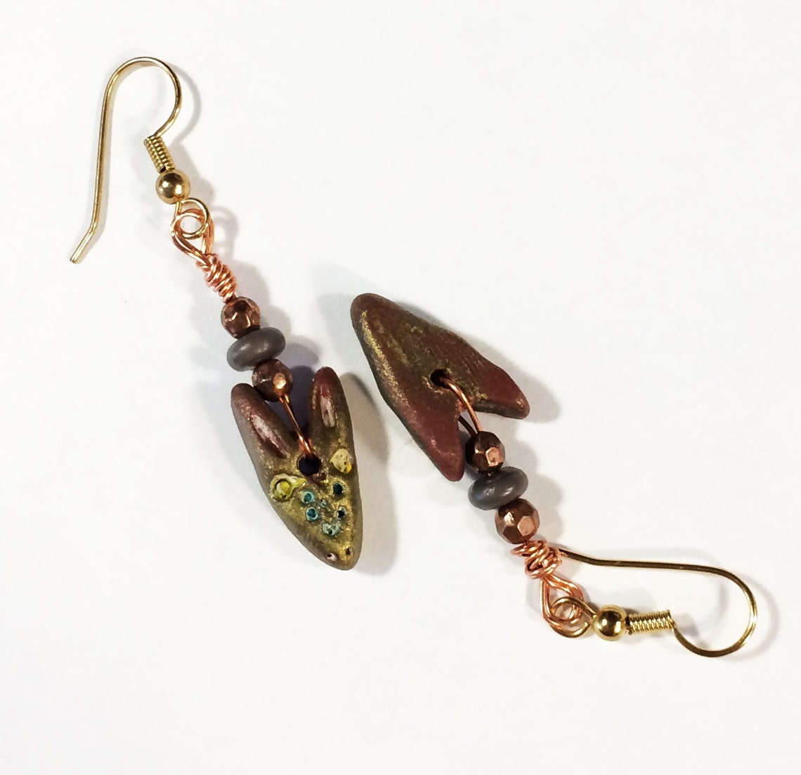 Fox Mask Earrings Polymer Clay Earrings Etsy