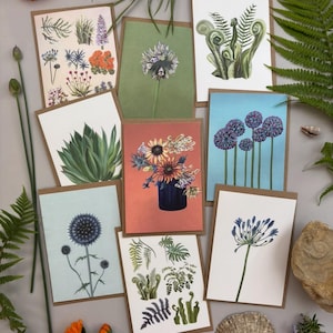 La collection Littoral. Une sélection de mes cartes de voeux préférées d'inspiration côtière. Illustré à la main dans le Somerset. Livraison gratuite au Royaume-Uni.