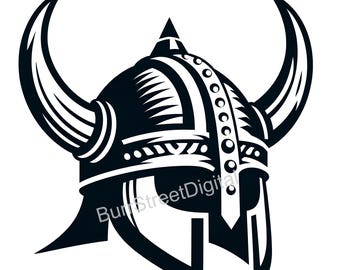 Viking Helmet SVG, PNG, Vector Graphic (Digital Download)