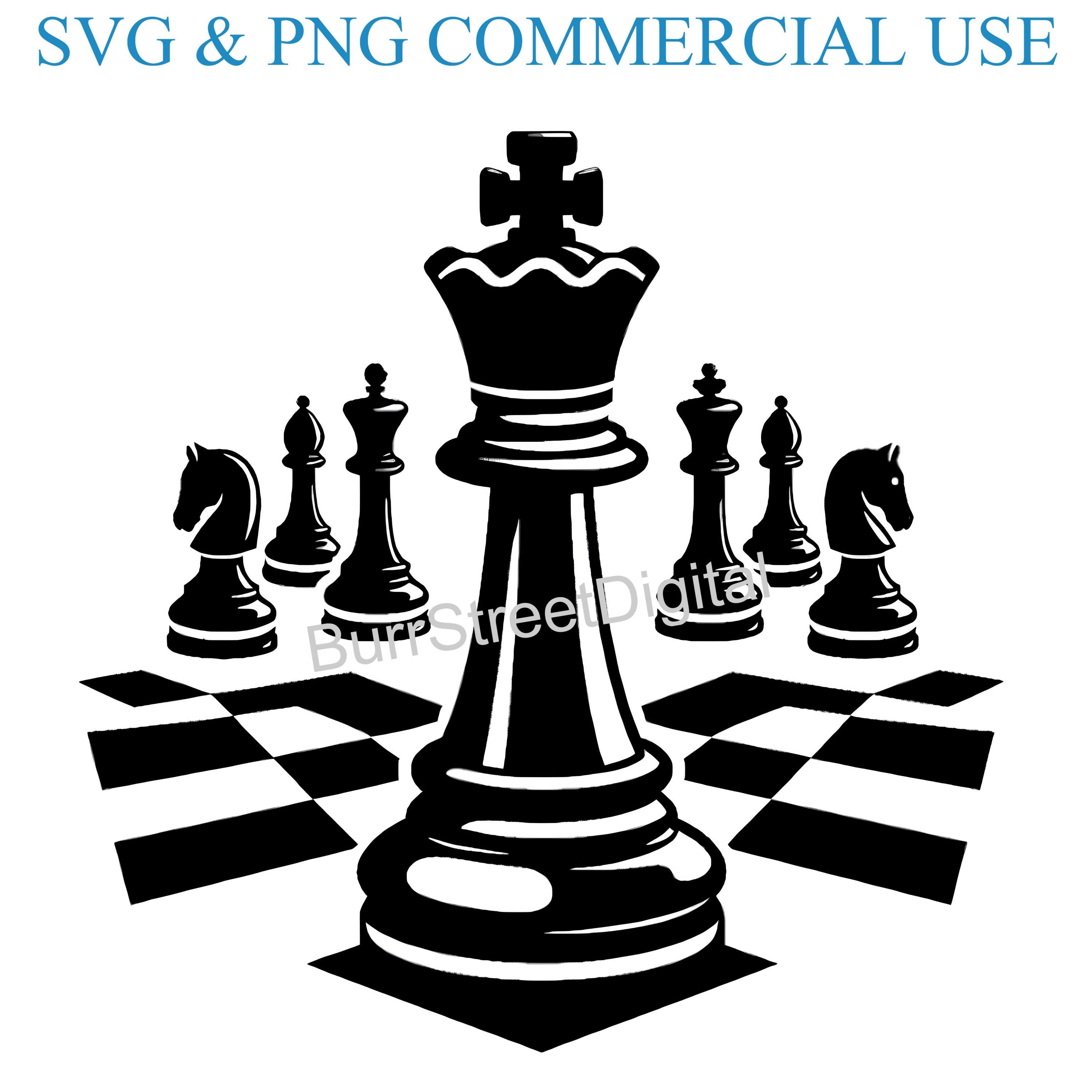 Chess Board SVG, PNG Files, Vector Graphic (digital Download) - Etsy ...