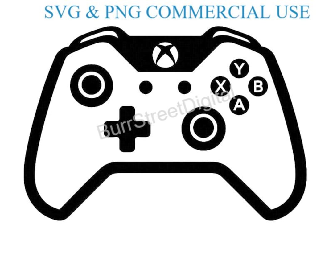 Xbox Controller SVG PNG Digital Files for Cricut, Commercial Use ...