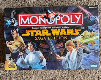 Jeu de société Monopoly Star Wars Saga Edition 2005 Hasbro Parker Brothers