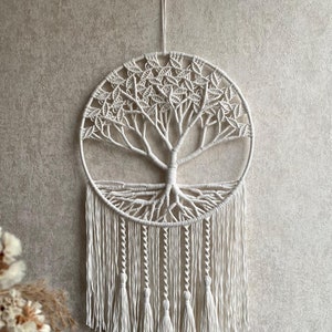Tree Of Life Macrame Wall Hanging, Personalized Gift, Boho Wall Decor, Gift For Her, Wedding Gift, Farmhouse Decor, Housewarming Gift