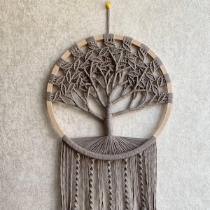 Personalized Tree Of Life Macrame Wall Hanging, Anniversary, Wedding Gift, Boho Wall Decor, Gift For Her, Farmhouse Decor, Housewarming Gift