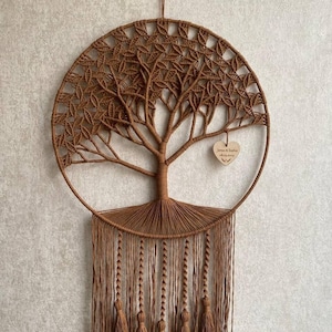 Large Tree Of Life Macrame Wall Hanging, Personalized Gift, Boho Wall Decor, Gift For Her, Wedding Gift, Farmhouse Decor, Housewarming Gift