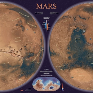 Landkarte Mars