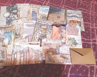 London Junk Journal Ephemera Kit: Tags, Pockets, Snippets