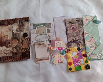 No sew Junk journal with goodie bag.