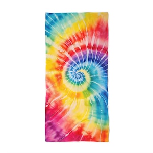 Classic Tie-Dye Beach Towel