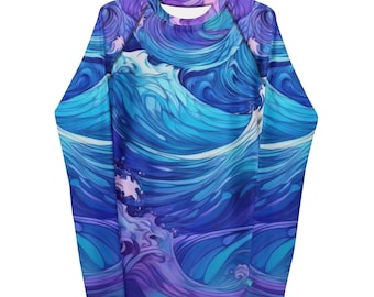 Painted Waves Men's Surf Shirt UPF 50+