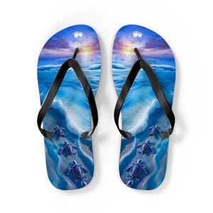 Baby Sea Turtle Flip-Flops | Beach Shoes