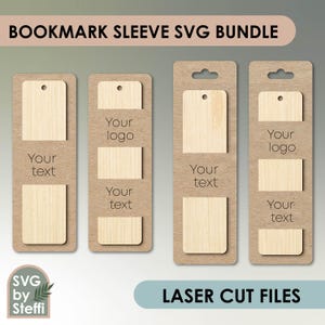 Manga de marcador svg Soporte de marcador svg Plantilla de sobre de marcador Tarjeta de visualización de marcador svg Caja de marcador svg Embalaje svg Cricut Glowforge