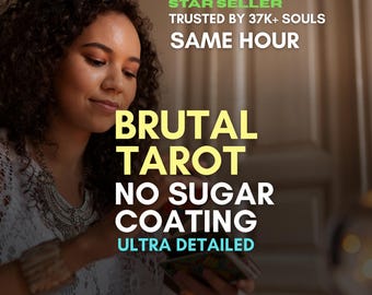 Lecture de tarot brutale DÉTAILLÉE à la même heure | Lecture psychique d'une relation sincère | âme sœur, vision du futur | Télépathie rapide, Amour de la lecture