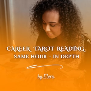 Carrière-tarotlezing op hetzelfde uur, paranormale loopbaanlezing, loopbaantarotkaartlezing, lezing middellange carrière, geldlezing, tarotlezing