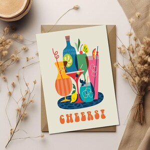 Cocktail biglietto d'auguri / biglietto di compleanno cocktail