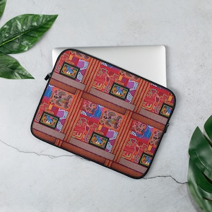 Panama Mola Collage Laptop Sleeve