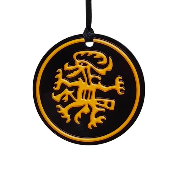 Pre-columbian Art Round MDF Ornaments, Set of 2