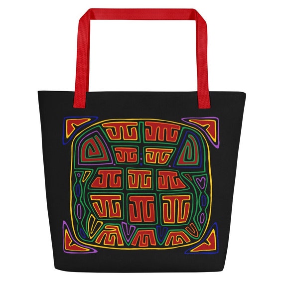 Panama Mola Print Tote Bag