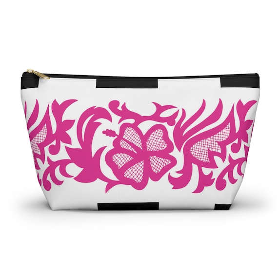 Pink Floral Pollera Accessory Pouch