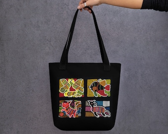 Panama Mola Print Tote Bag