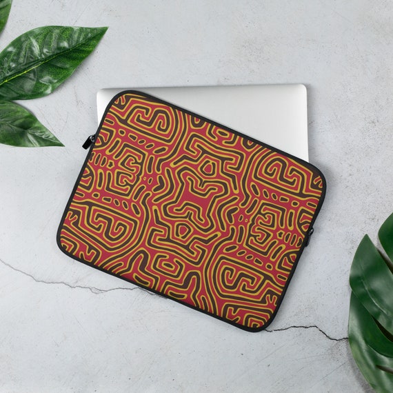 Abstract Mola Laptop Sleeve