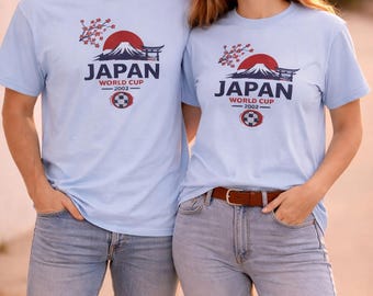 Japan Soccer T-Shirt, Japan World Cup 2002 Tee, Vintage Japan Football Shirt, Japanese Soccer Fan Tee, Japan Graphic Shirt, Unisex