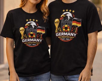 Germany Soccer Shirt Eagle, Deutschland Football T-Shirt, German Soccer Tee, World Cup Germany Shirt, German Fan Shirt