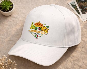 Morocco Soccer Hat, Morocco World Cup Cap, Moroccan Football Hat, Vintage Morocco Dad Hat, Atlas Lions Cap, Gift for Morocco Fans