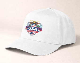 USA Soccer Hat, USA World Cup Cap, American Soccer Fan Hat, USA Football Dad Hat, Patriotic Soccer Cap, Gift for Soccer Lovers