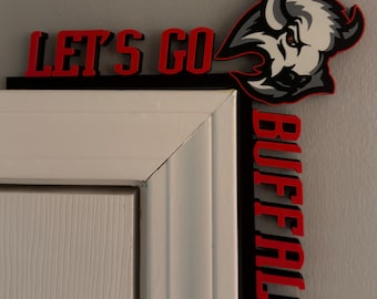 Buffalo Sabres Door Frame Sign: Let's Go Buffalo