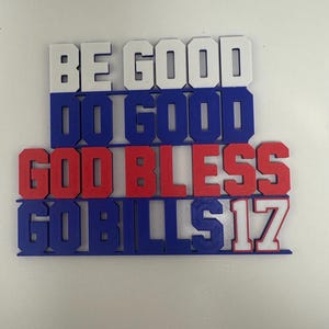 Josh Allen MVP Magnet: Buffalo Bills Mafia Fan Gift, Be Good, God Bless