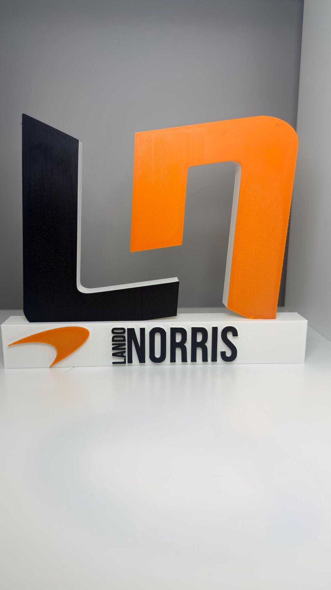 Lando Racing Driver Sign Lando Norris World Champion F1 Logo Sign: 3D Printed Racing Fan Gift - Etsy