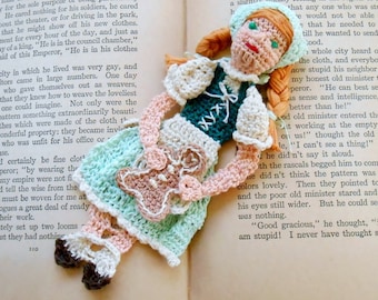 fairytale bookmark, Gretel decoration, unique bookmark, Hansel and Gretel decoration, nursery decor, readers gifts, fairytale home decor