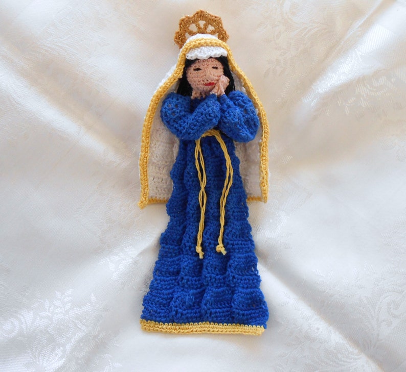 Thread Crochet Pattern Virgin Mary Decoration or Ornament - Etsy