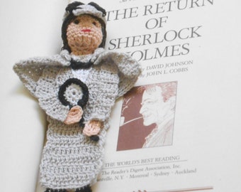 Sherlock Holmes bookmark, shadow box art, unique bookmark, Christmas gift, home decor, library decor, gifts for him, book lover gift,