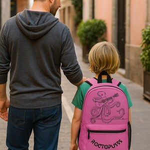 Sac à dos rose - Sac léger et chic pour les étudiants, les aventuriers et les personnes actives. Cadeau idéal pour les anniversaires et la rentrée des classes